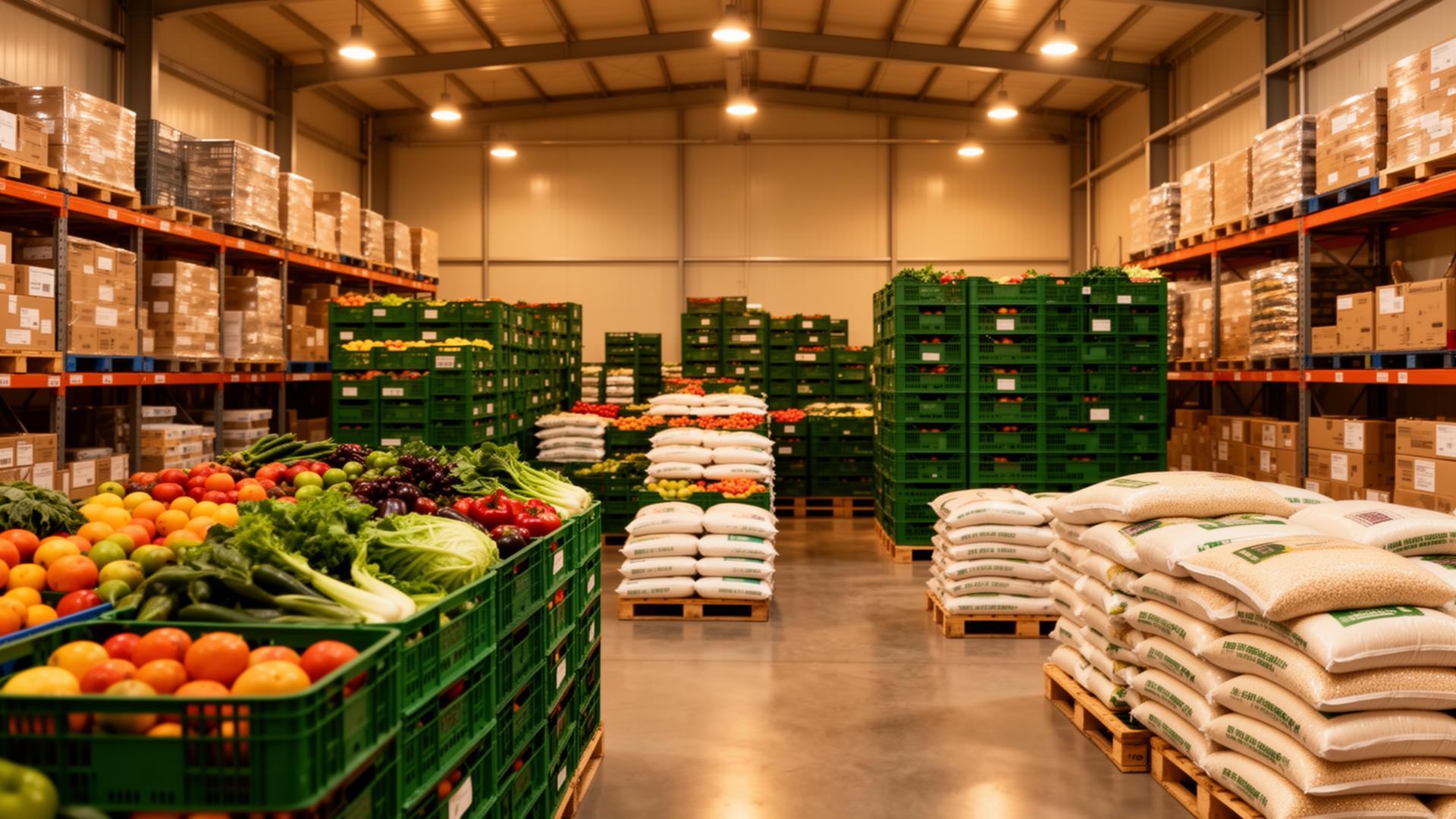 Premium food supply warehouse